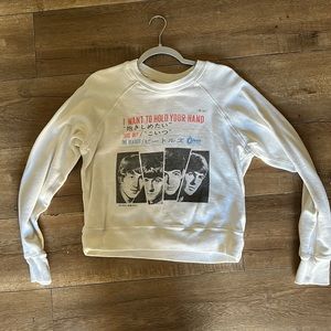 Women’s White Beatles Pull Over